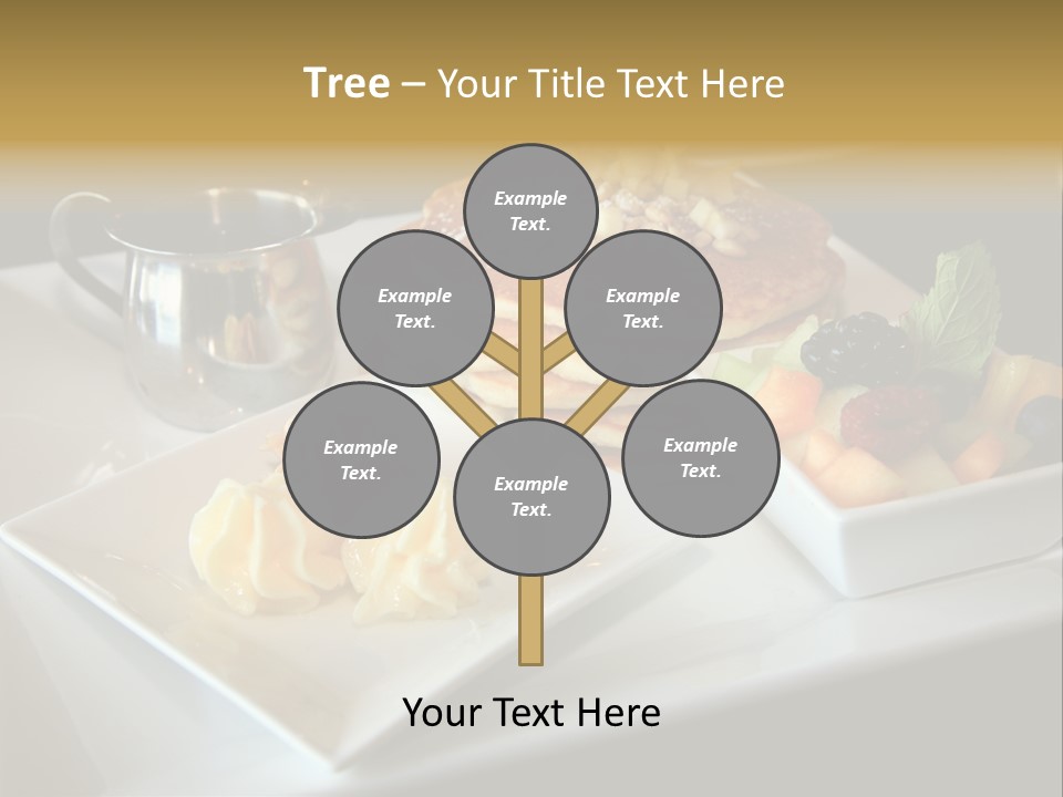 Crepe Cafe Goods PowerPoint Template