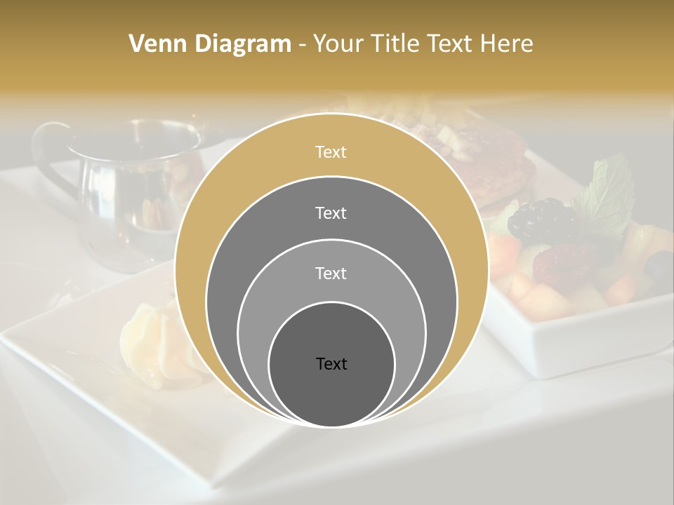 Crepe Cafe Goods PowerPoint Template