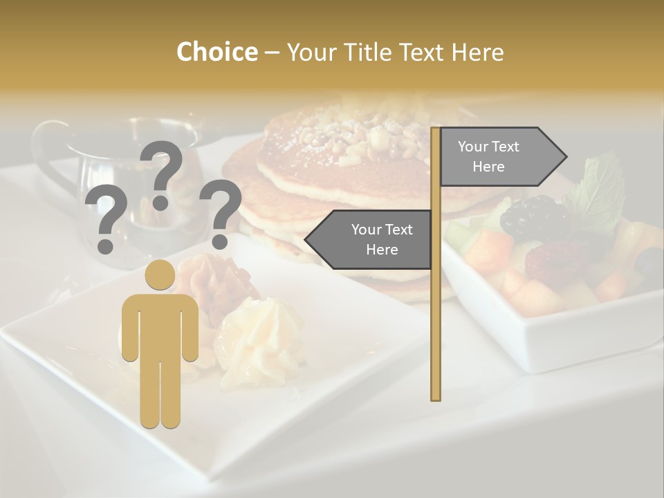 Crepe Cafe Goods PowerPoint Template