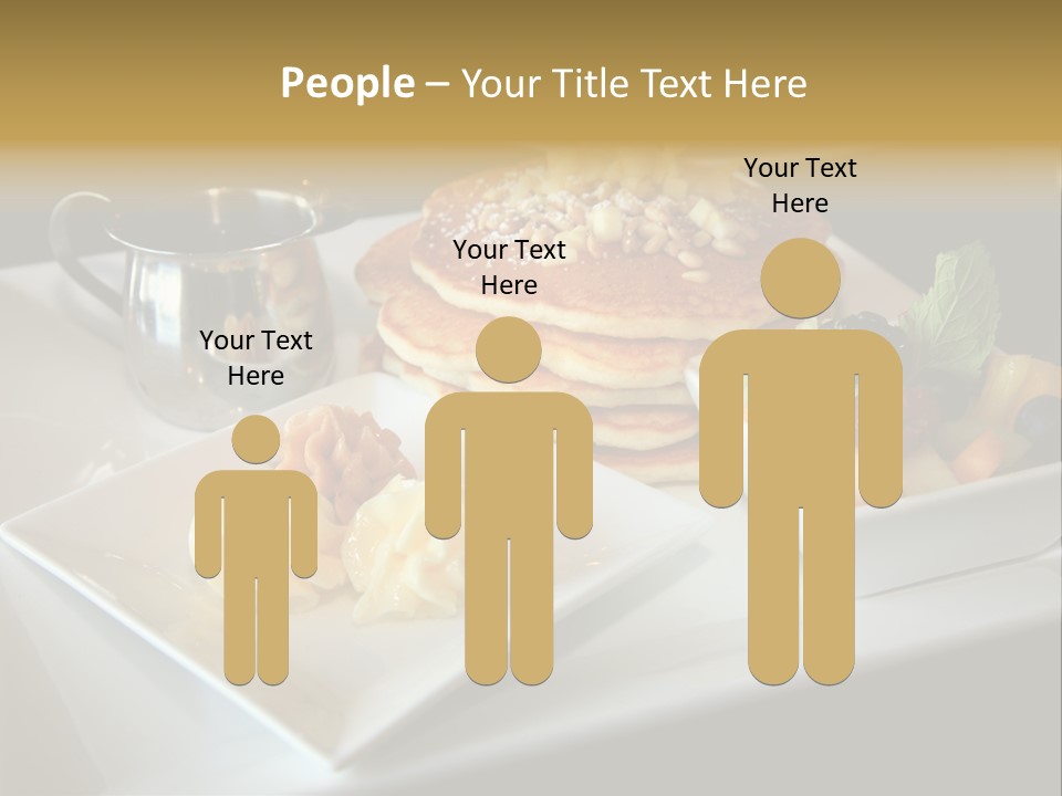 Crepe Cafe Goods PowerPoint Template