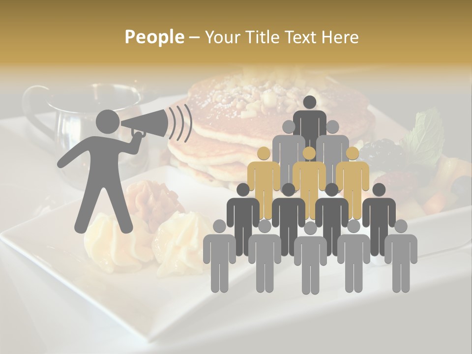 Crepe Cafe Goods PowerPoint Template