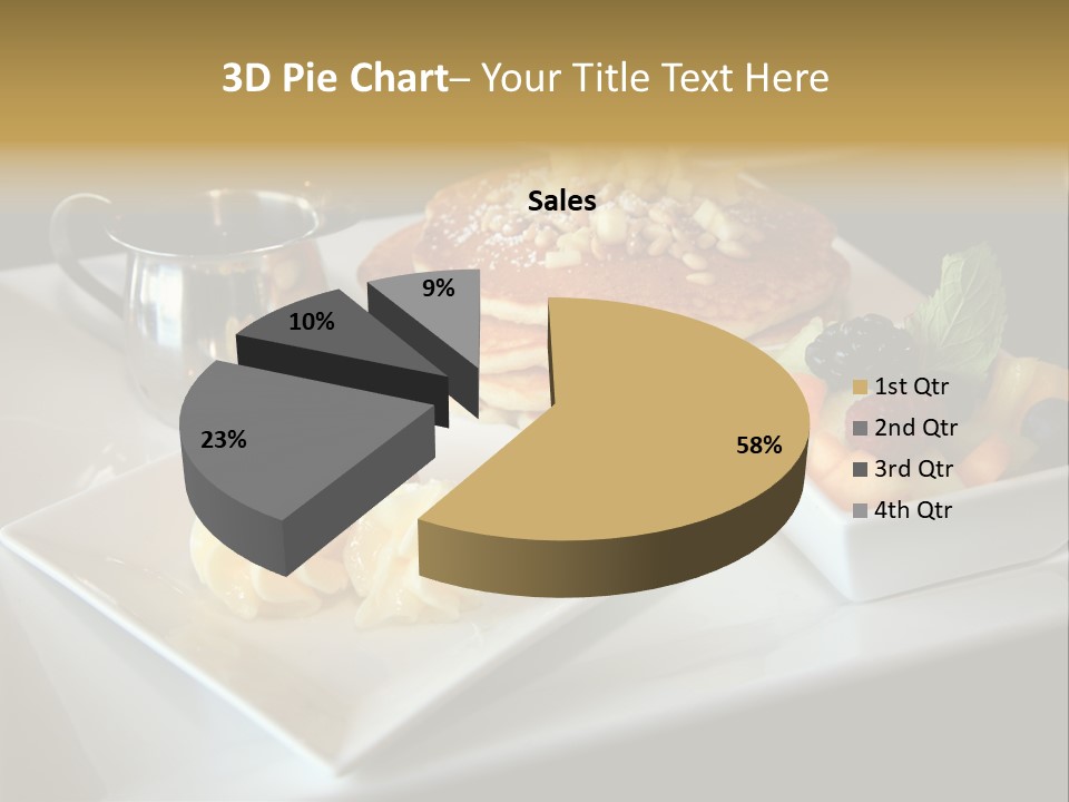 Crepe Cafe Goods PowerPoint Template