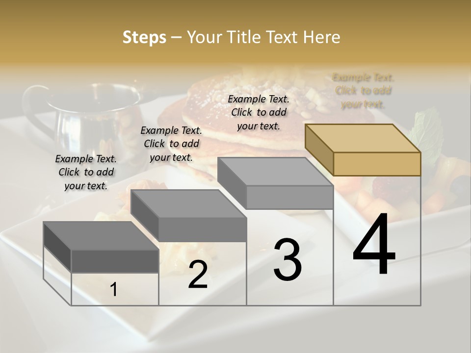 Crepe Cafe Goods PowerPoint Template