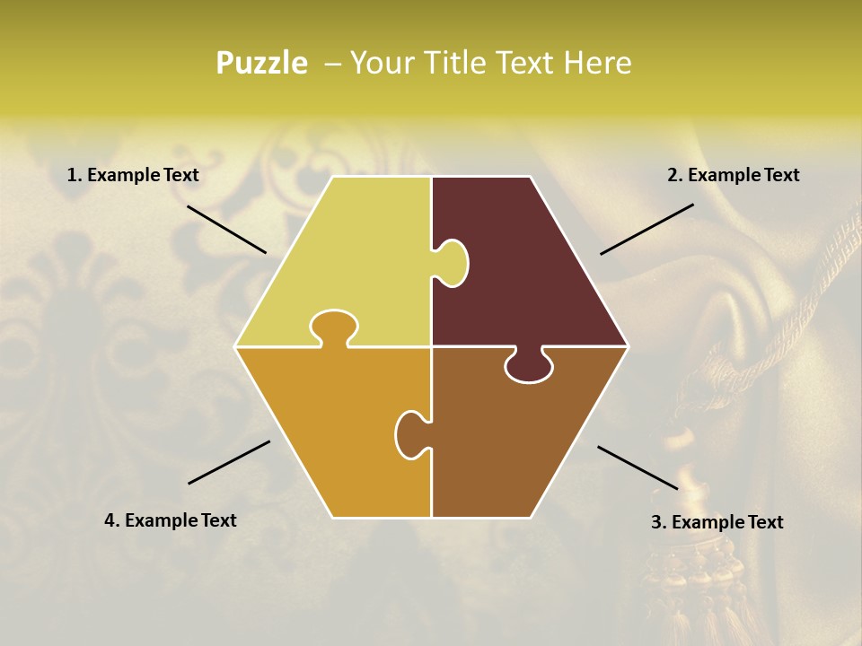 Classic Curtains Design PowerPoint Template