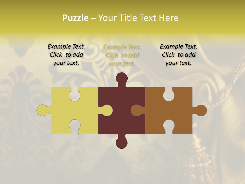 Classic Curtains Design PowerPoint Template