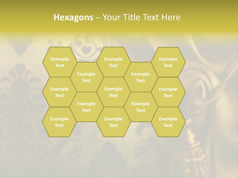 Classic Curtains Design PowerPoint Template