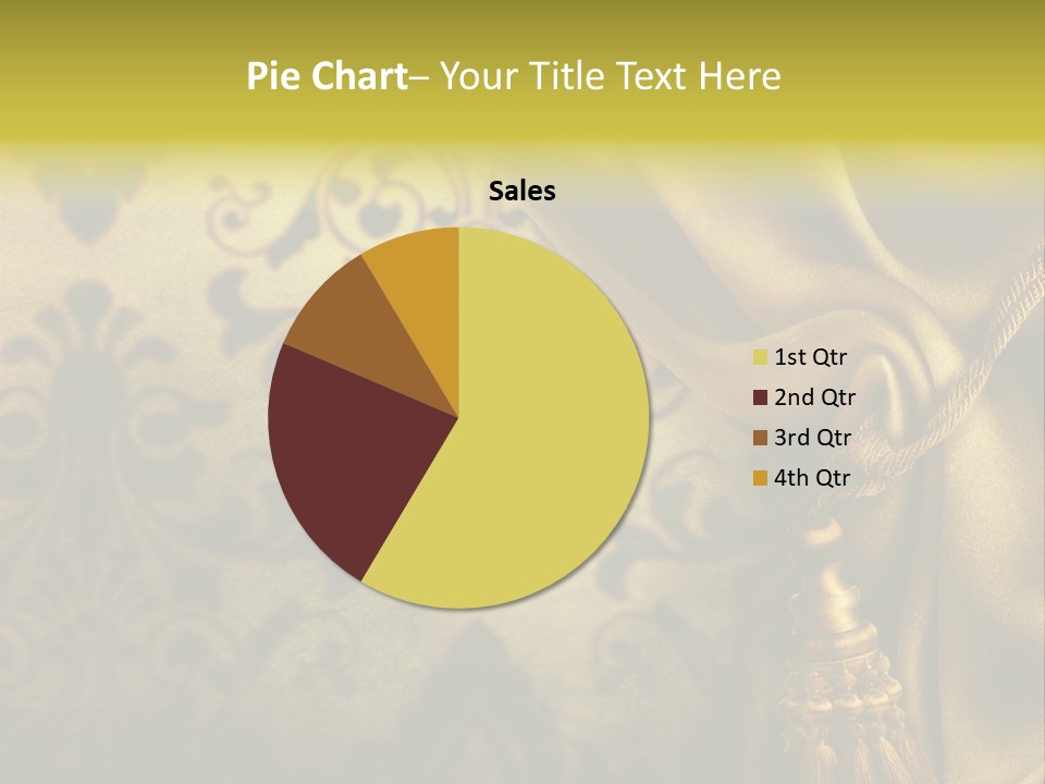 Classic Curtains Design PowerPoint Template