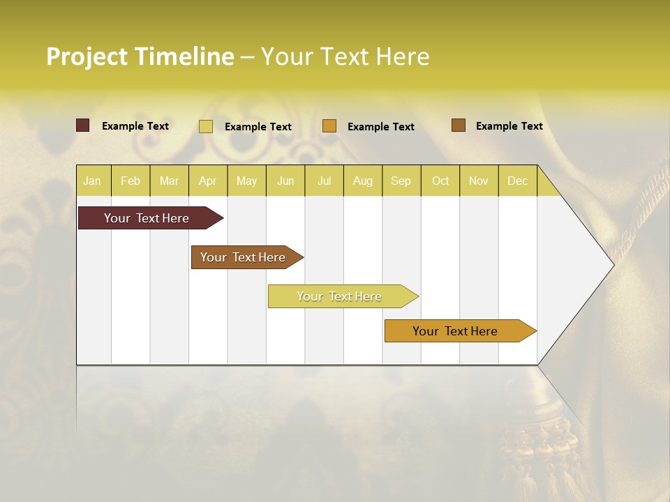 Classic Curtains Design PowerPoint Template