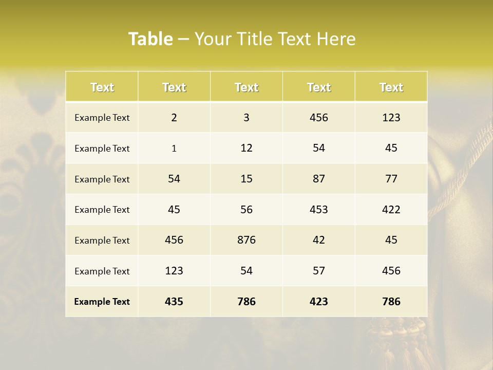 Classic Curtains Design PowerPoint Template