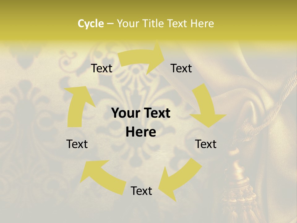 Classic Curtains Design PowerPoint Template