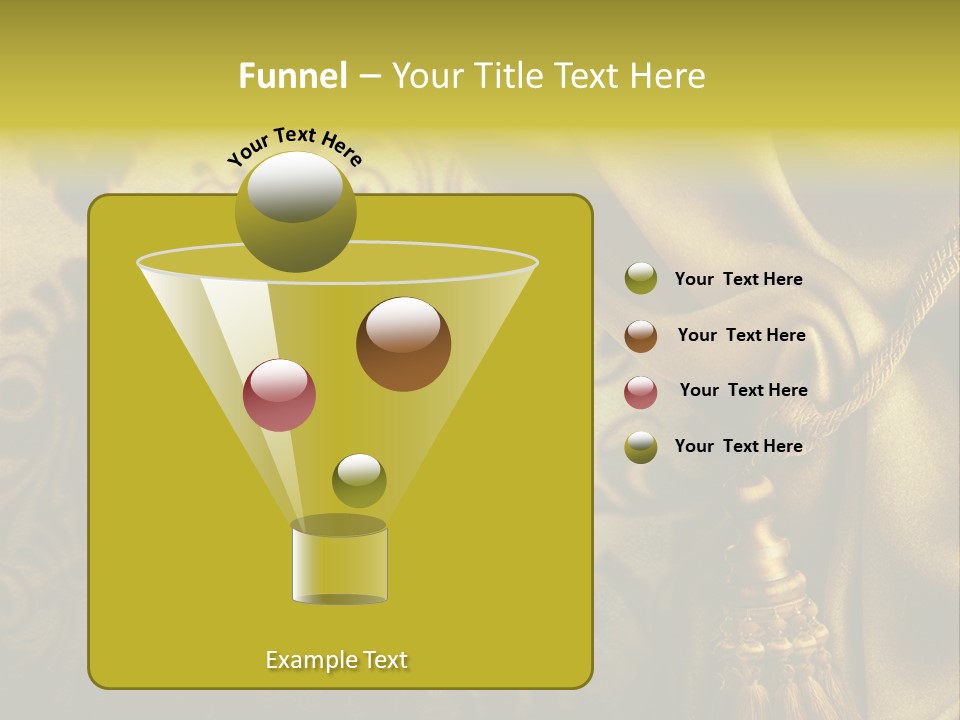 Classic Curtains Design PowerPoint Template