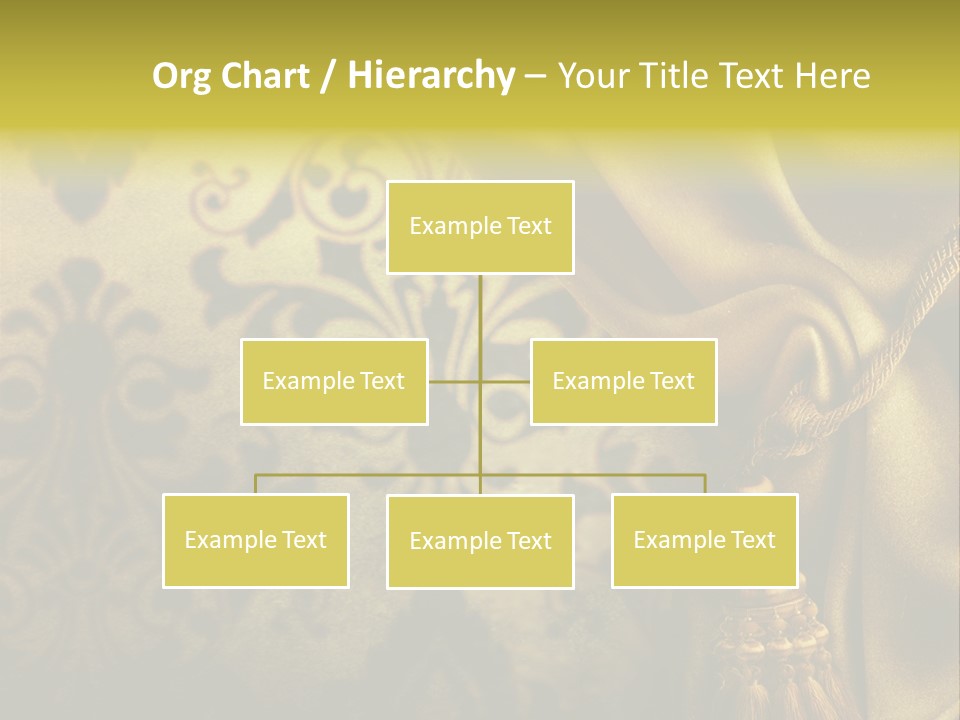 Classic Curtains Design PowerPoint Template