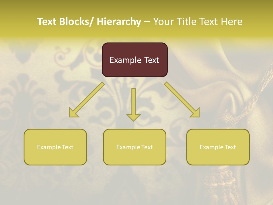 Classic Curtains Design PowerPoint Template
