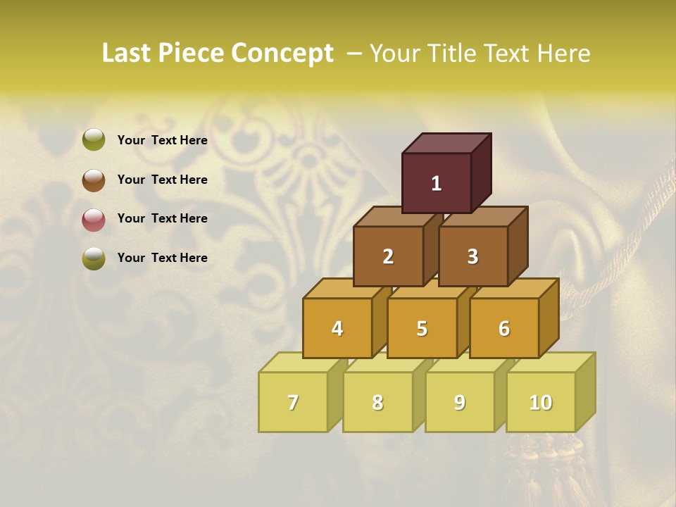 Classic Curtains Design PowerPoint Template