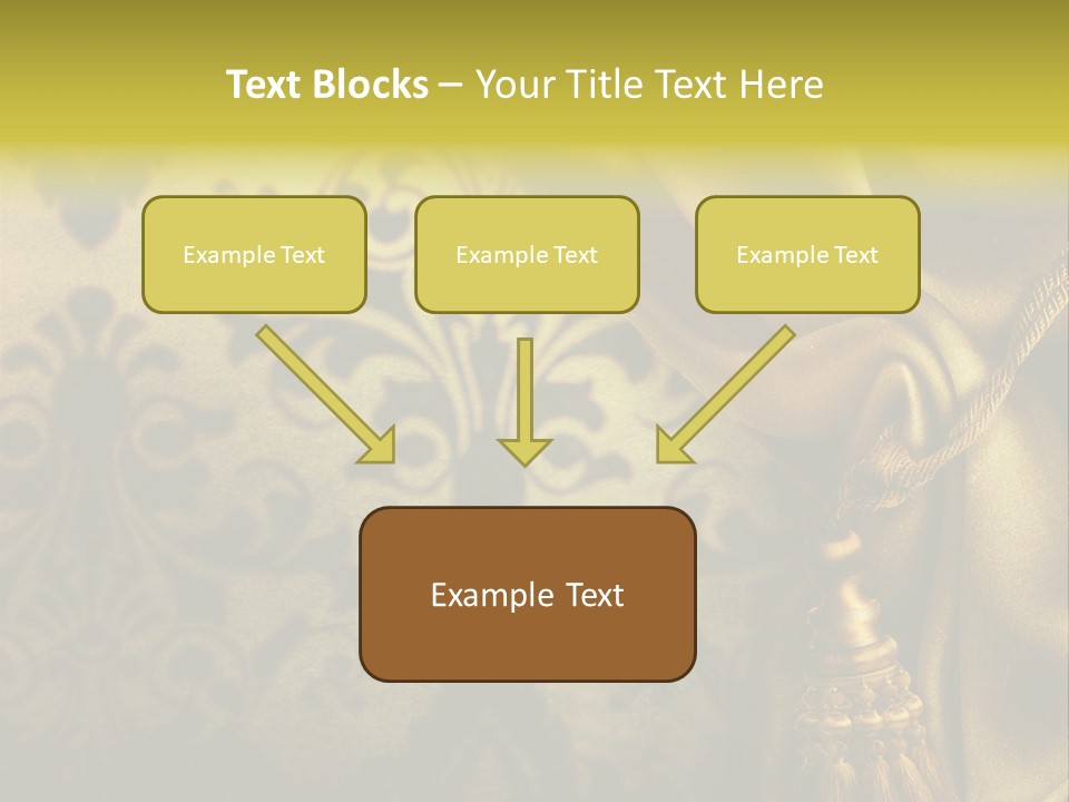 Classic Curtains Design PowerPoint Template
