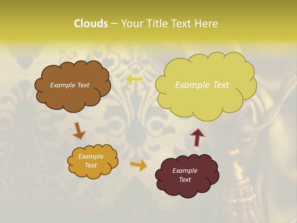 Classic Curtains Design PowerPoint Template