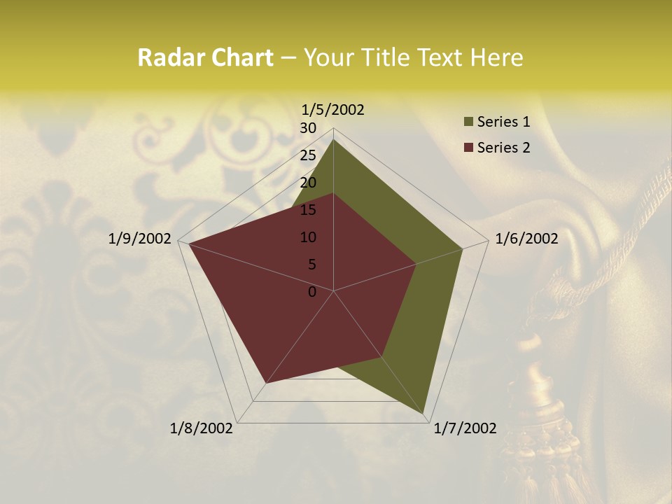 Classic Curtains Design PowerPoint Template