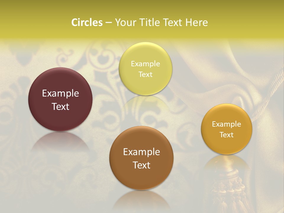 Classic Curtains Design PowerPoint Template