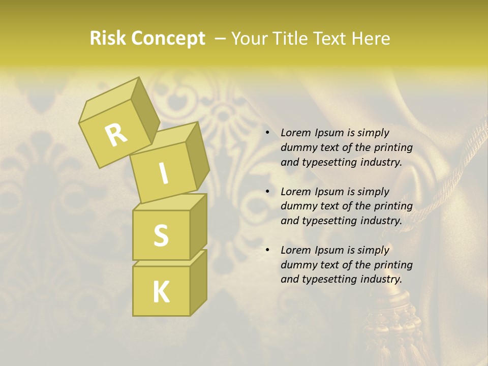 Classic Curtains Design PowerPoint Template