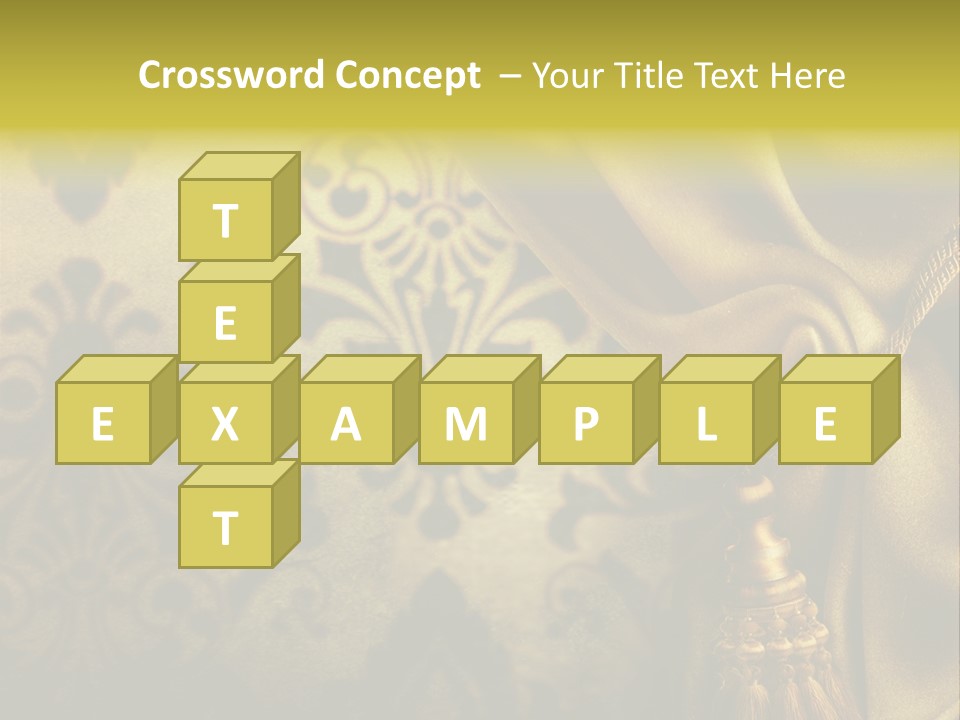 Classic Curtains Design PowerPoint Template