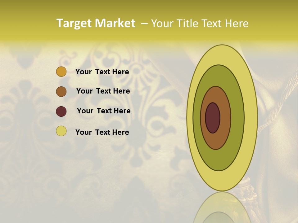 Classic Curtains Design PowerPoint Template