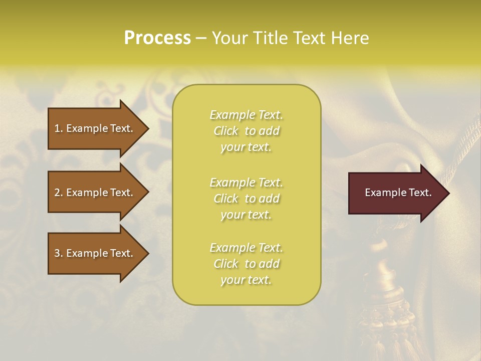 Classic Curtains Design PowerPoint Template
