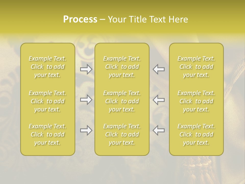Classic Curtains Design PowerPoint Template
