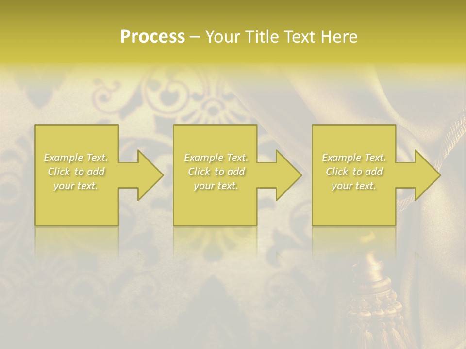 Classic Curtains Design PowerPoint Template