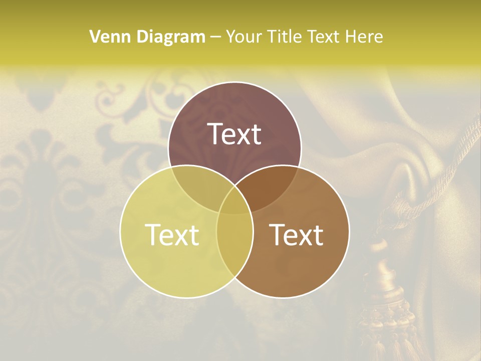 Classic Curtains Design PowerPoint Template