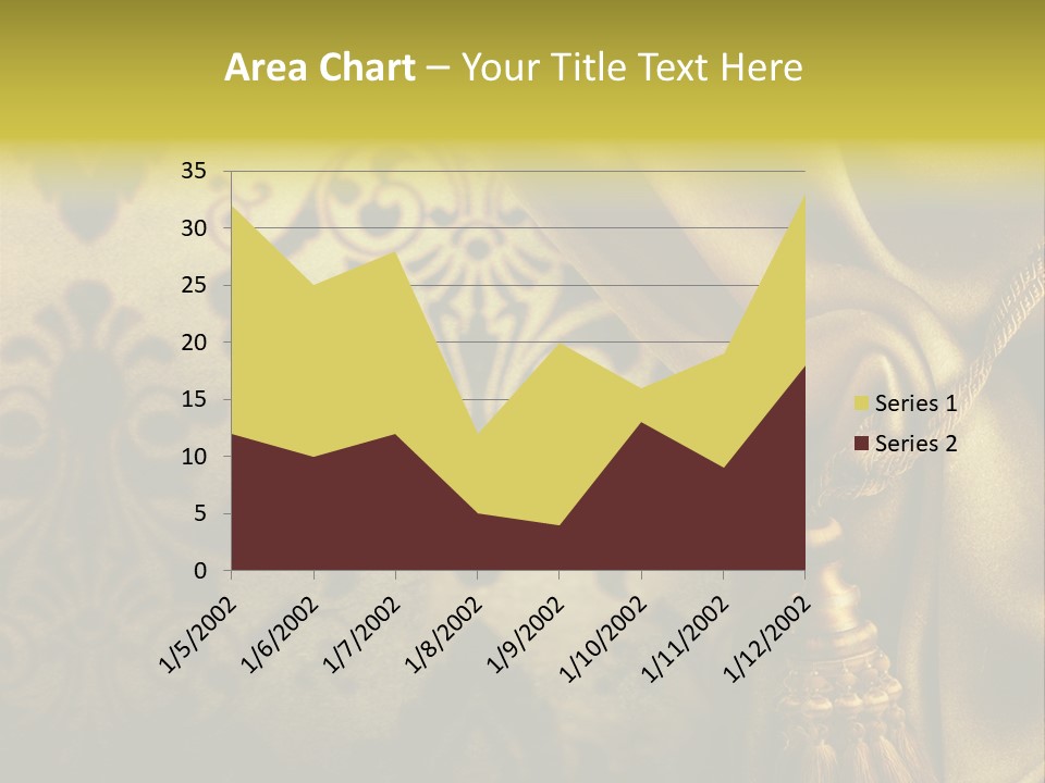 Classic Curtains Design PowerPoint Template