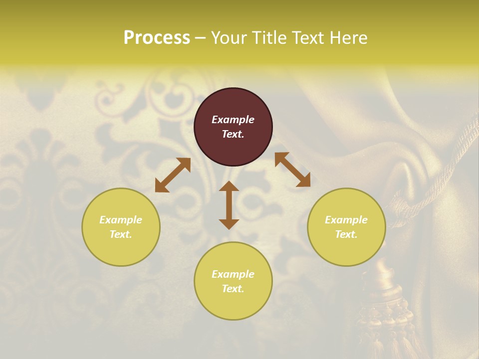 Classic Curtains Design PowerPoint Template