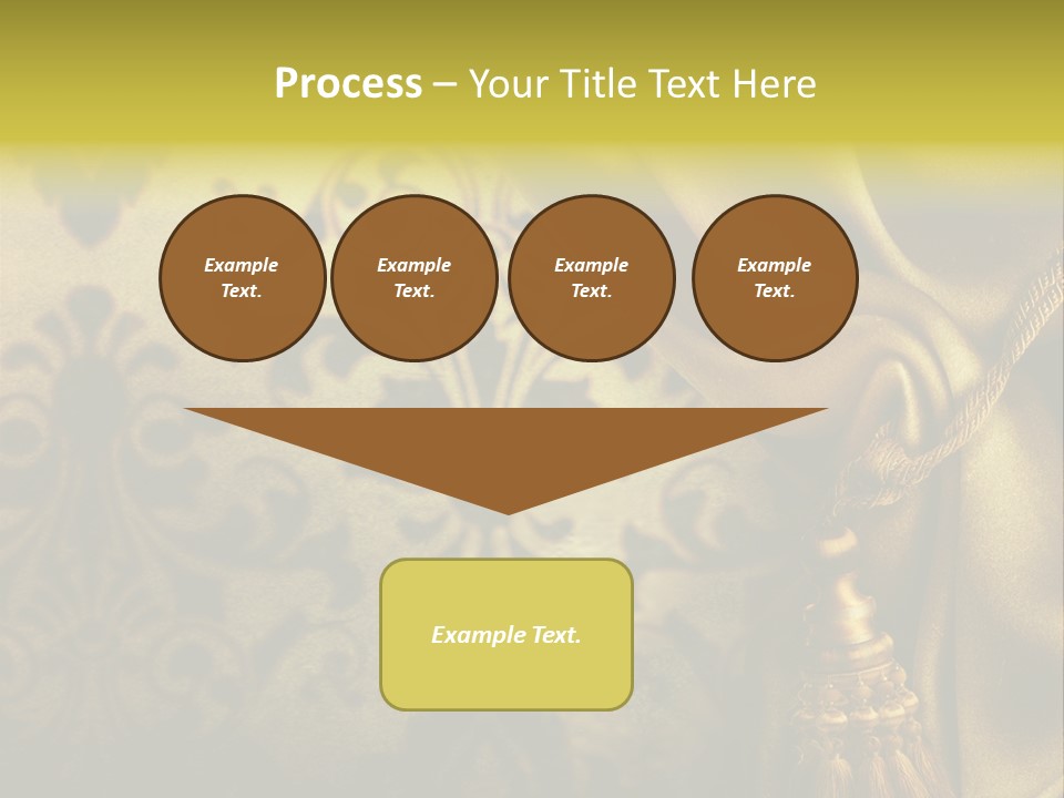 Classic Curtains Design PowerPoint Template