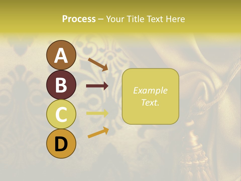 Classic Curtains Design PowerPoint Template