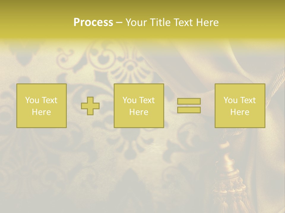 Classic Curtains Design PowerPoint Template