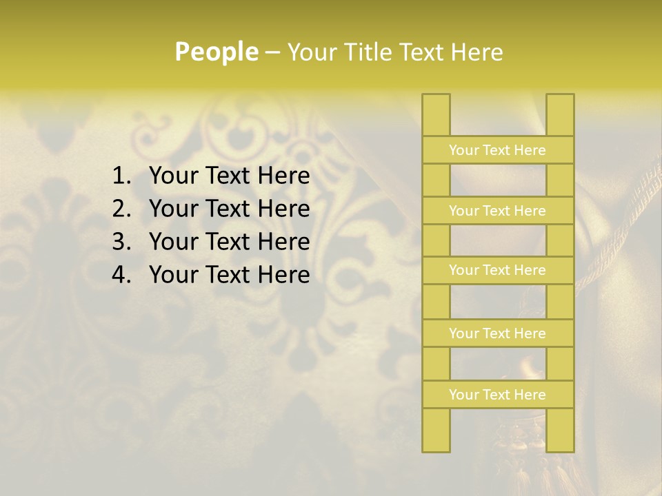 Classic Curtains Design PowerPoint Template
