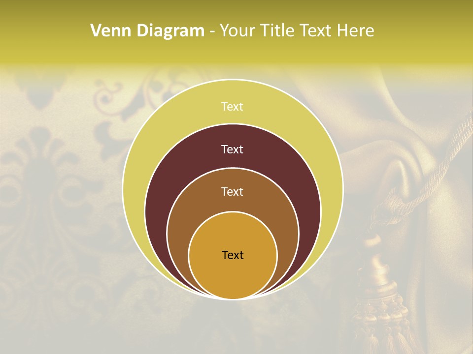 Classic Curtains Design PowerPoint Template