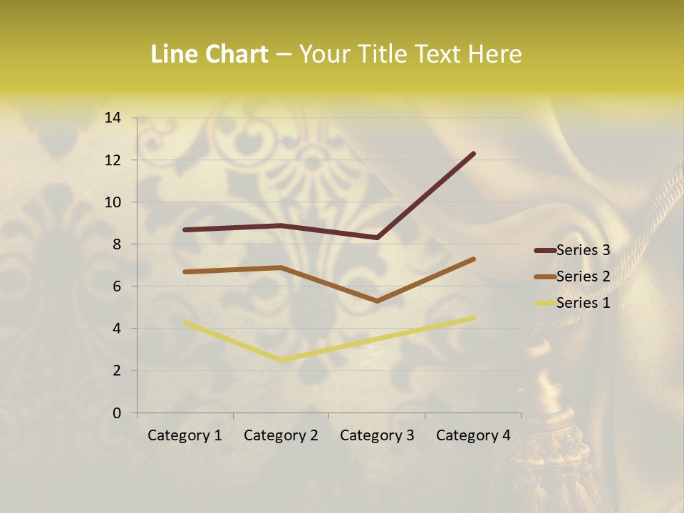 Classic Curtains Design PowerPoint Template