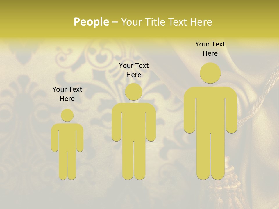 Classic Curtains Design PowerPoint Template