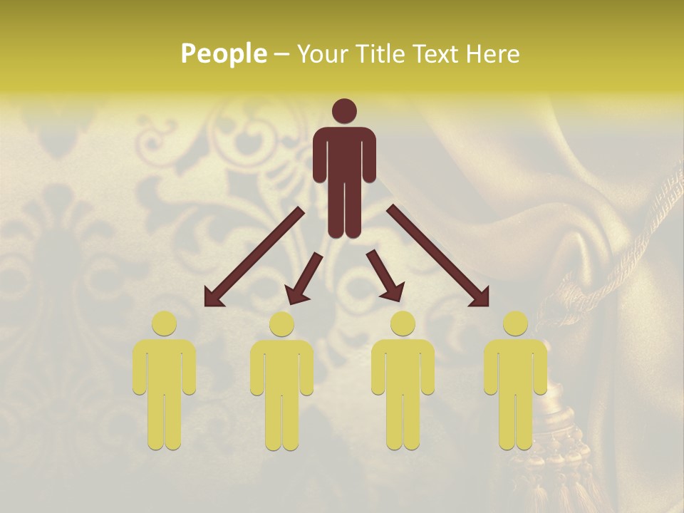 Classic Curtains Design PowerPoint Template