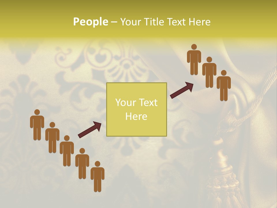 Classic Curtains Design PowerPoint Template