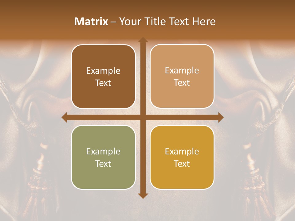 Curtains Vector PowerPoint Template