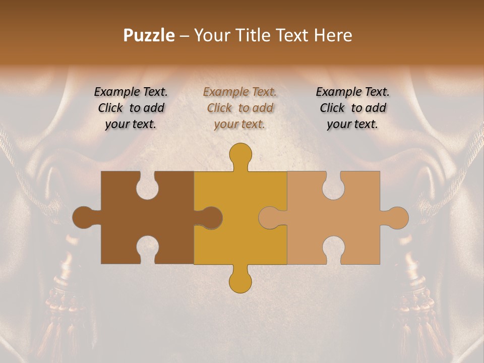 Curtains Vector PowerPoint Template