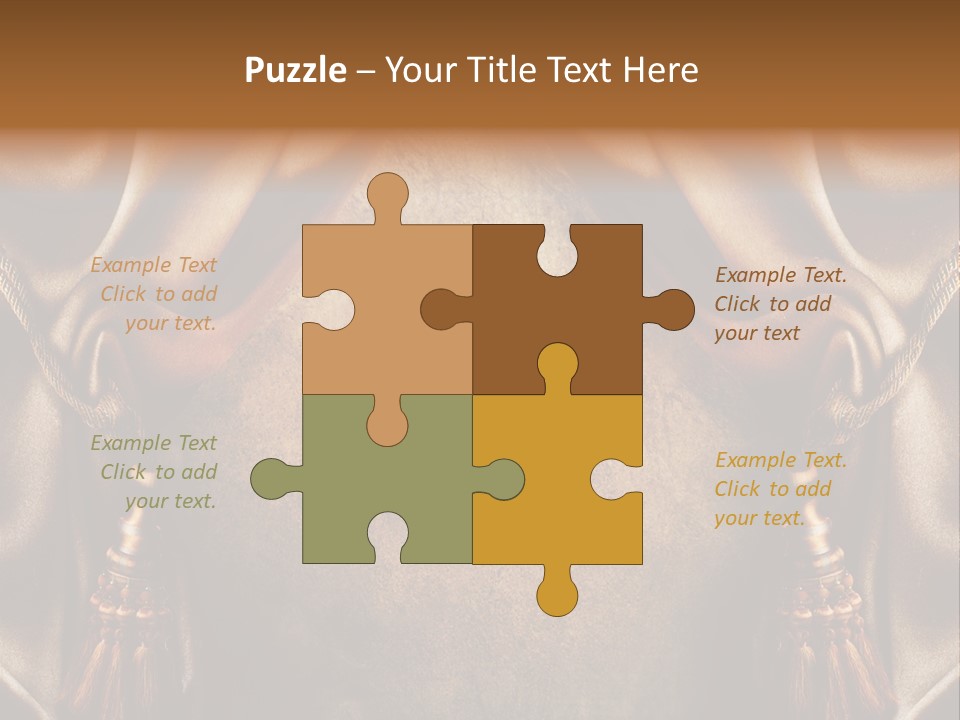 Curtains Vector PowerPoint Template