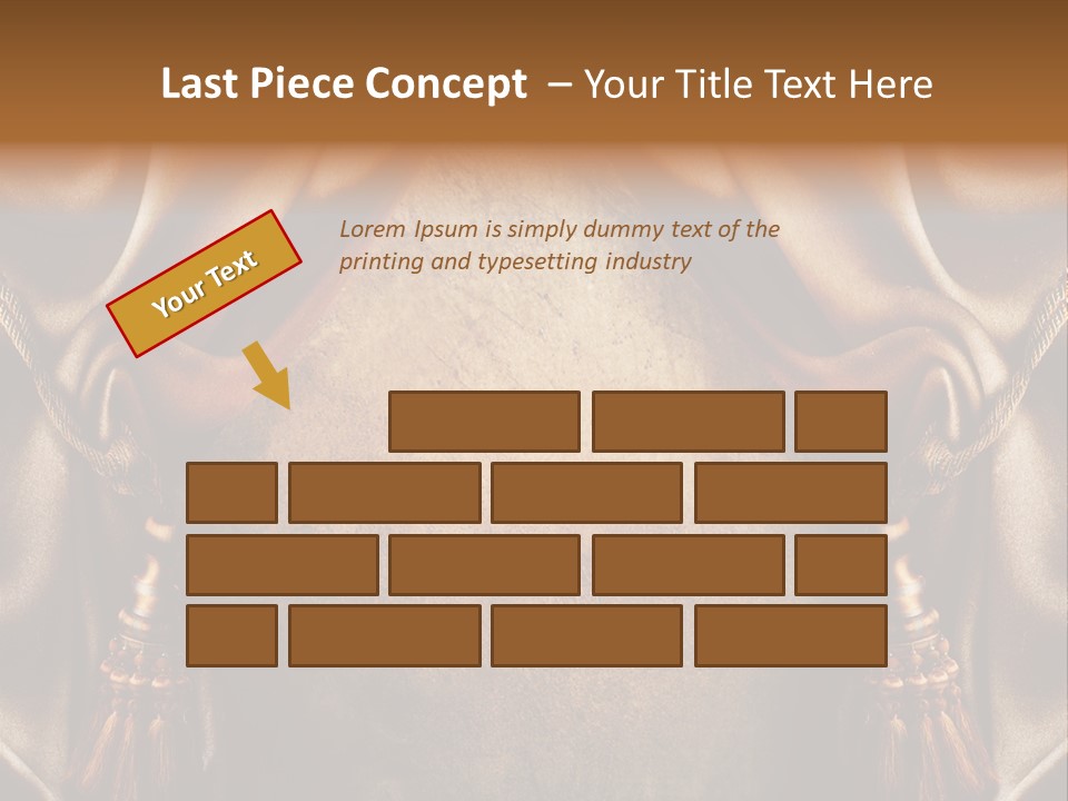 Curtains Vector PowerPoint Template