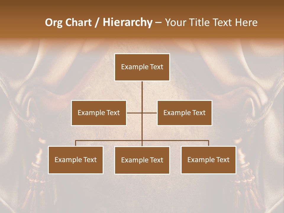 Curtains Vector PowerPoint Template