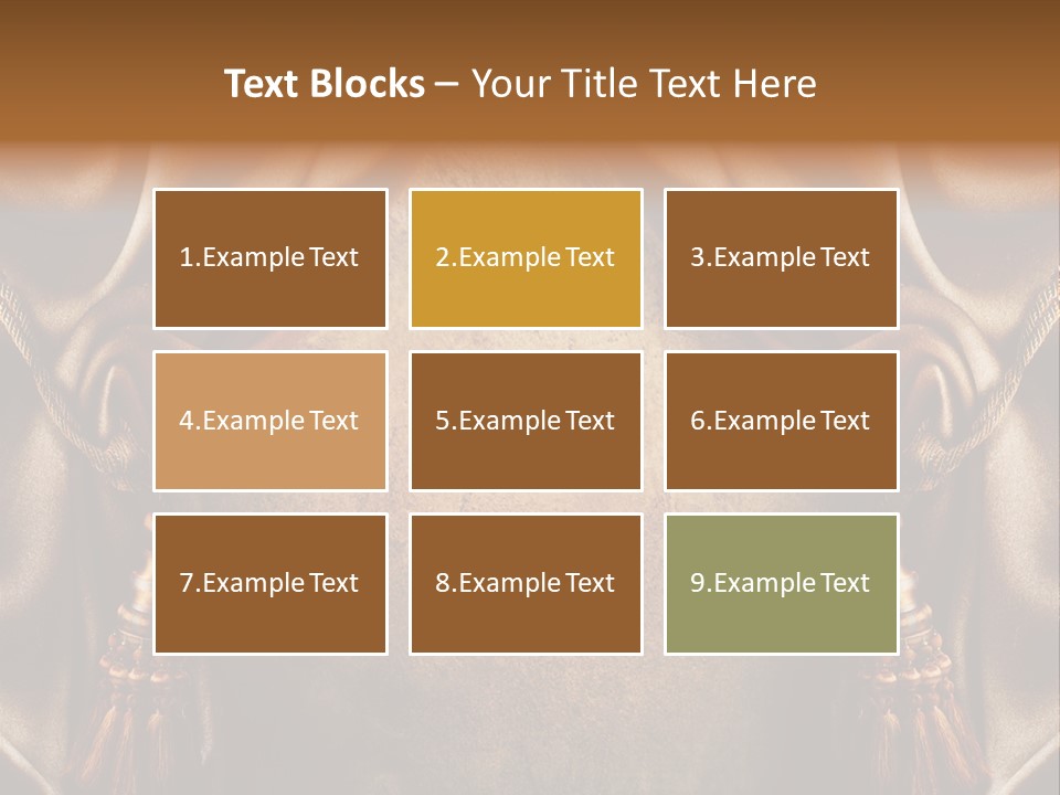 Curtains Vector PowerPoint Template