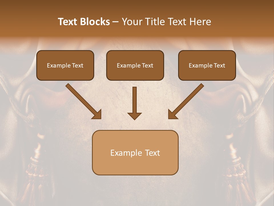 Curtains Vector PowerPoint Template