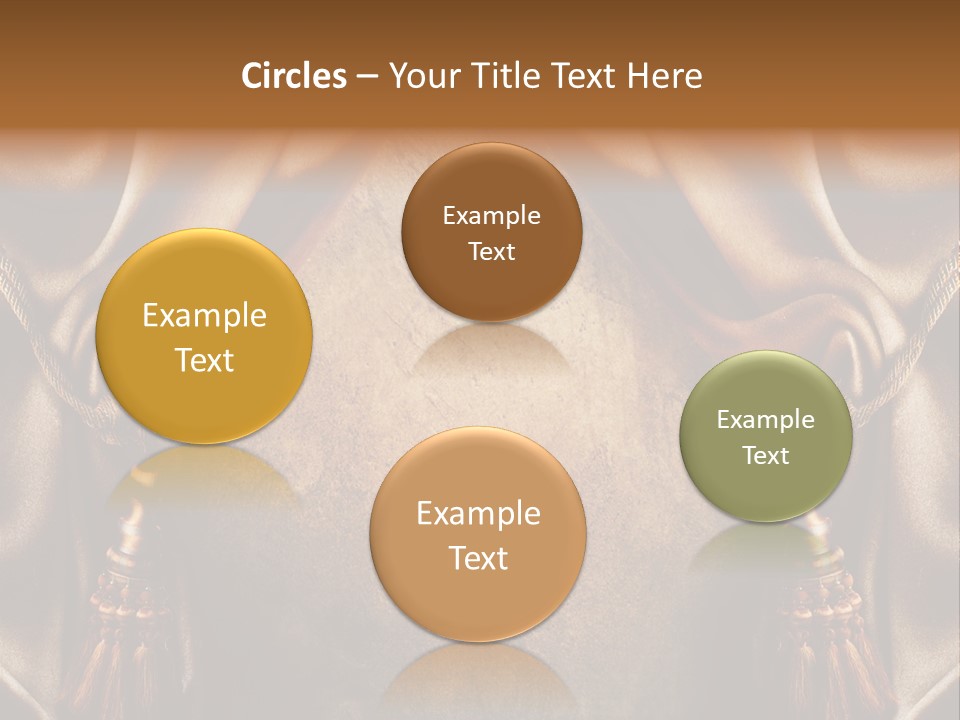 Curtains Vector PowerPoint Template