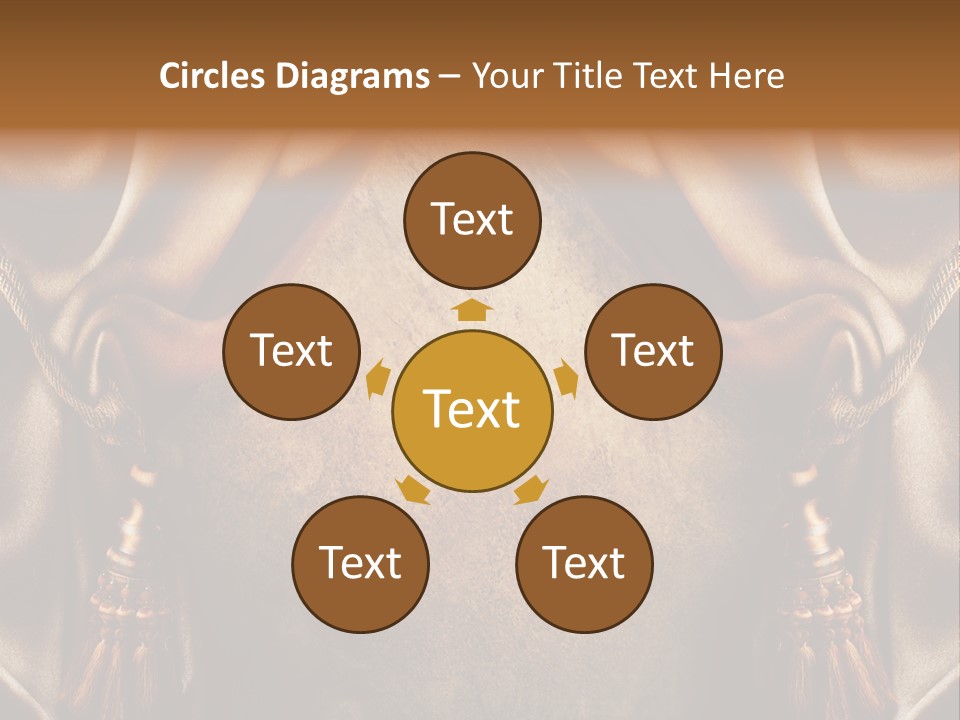 Curtains Vector PowerPoint Template