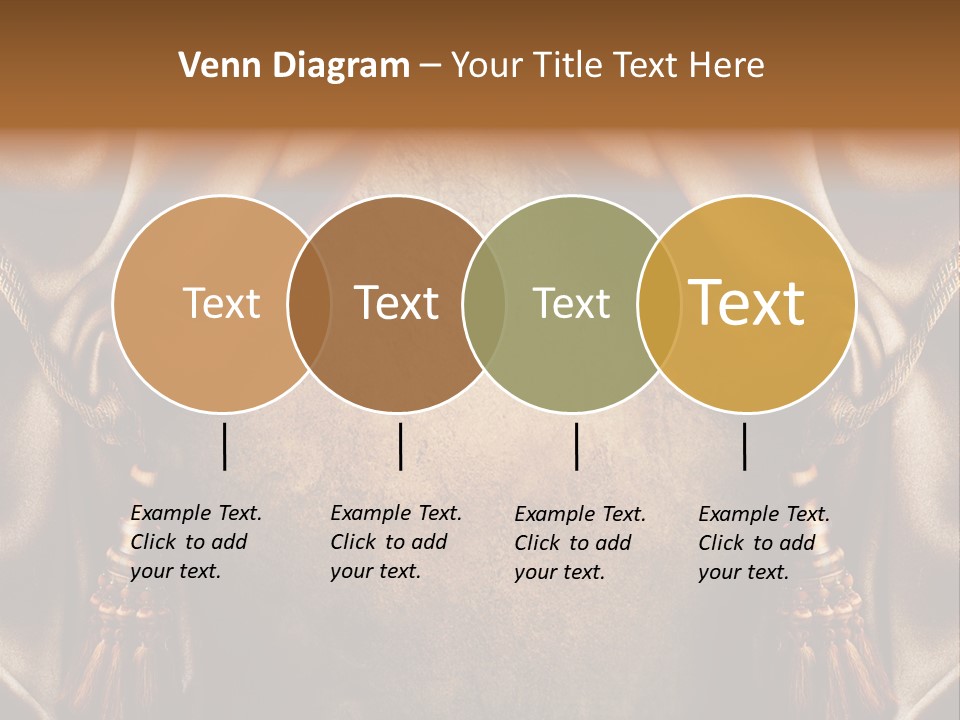 Curtains Vector PowerPoint Template